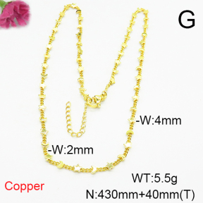 Fashion Copper Necklace  F6N200244biib-L017