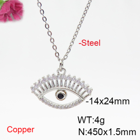 Fashion Copper Necklace  F6N404783vbnb-L035