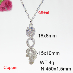 Fashion Copper Necklace  F6N404801vbnb-L035