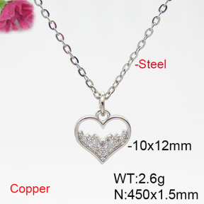Fashion Copper Necklace  F6N404807ablb-L035