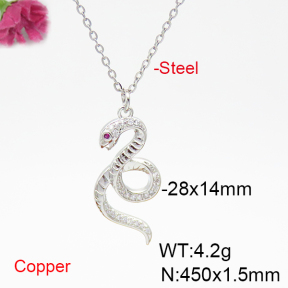 Fashion Copper Necklace  F6N404809bbml-L035