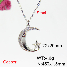 Fashion Copper Necklace  F6N404815vbnb-L035