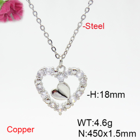 Fashion Copper Necklace  F6N404819vbnb-L035