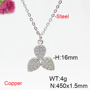 Fashion Copper Necklace  F6N404821bbml-L035