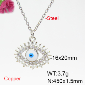 Fashion Copper Necklace  F6N404823vbnb-L035