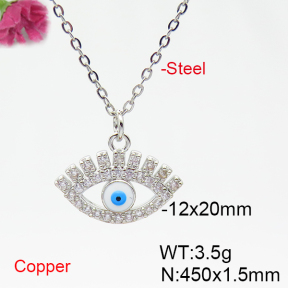 Fashion Copper Necklace  F6N404825vbnb-L035