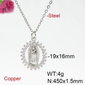 Fashion Copper Necklace  F6N404827vbmb-L035