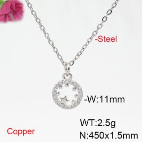 Fashion Copper Necklace  F6N404829ablb-L035