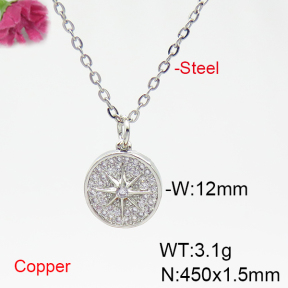 Fashion Copper Necklace  F6N404841vbmb-L035