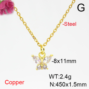 Fashion Copper Necklace  F6N404846vbmb-L035