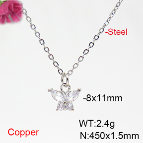 Fashion Copper Necklace  F6N404847vbll-L035