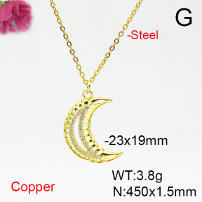 Fashion Copper Necklace  F6N404848vbnb-L035