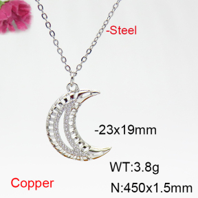Fashion Copper Necklace  F6N404849bbml-L035