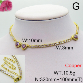 Fashion Copper Necklace  F6N404853vhmv-L017