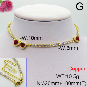 Fashion Copper Necklace  F6N404854vhmv-L017