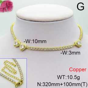 Fashion Copper Necklace  F6N404856vhmv-L017