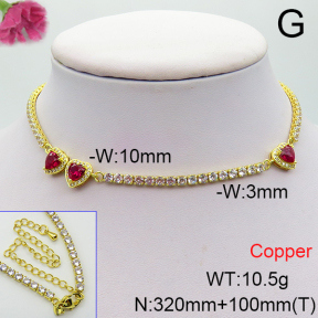 Fashion Copper Necklace  F6N404858vhmv-L017