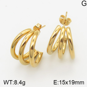 Stainless Steel Earrings  5E2001766vbmb-703