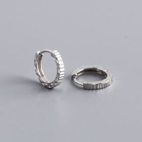 925 Silver Earrings  WT:1.32g  2.0*12.8mm  JE2789vhom-Y10  EH1412
