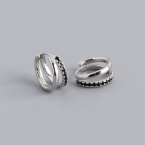 925 Silver Earrings  WT:2.64g  6.5*13mm  JE2793aiov-Y10  YH1404