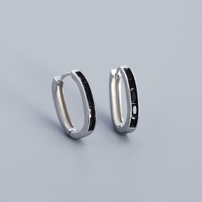 925 Silver Earrings  WT:2.65g  17.5mm  JE2808ajho-Y05  YHE0543