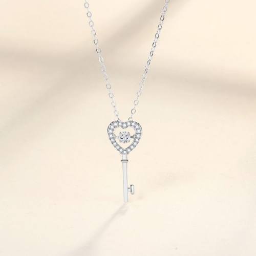 925 Silver Necklace    L:40+5cm  JN2828bipa-Y11  NB1002068