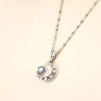 925 Silver Necklace  WT:1.8g  P:12*20mm,L:40+5cm  JN2832ajvb-Y11  NB1002097