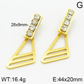 Stainless Steel Earrings  2E4001615ablb-618