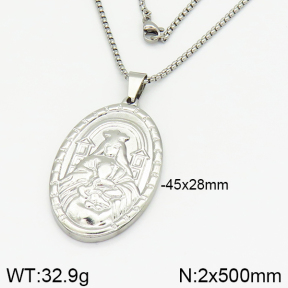 Stainless Steel Necklace  2N2001809vbpb-256