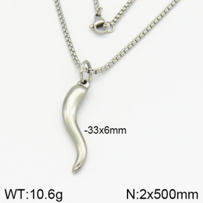 Stainless Steel Necklace  2N2001814bbov-256