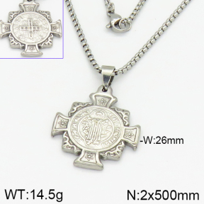 Stainless Steel Necklace  2N2001816bbov-256