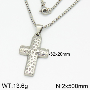 Stainless Steel Necklace  2N2001817bbov-256