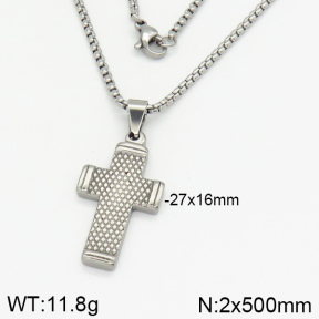 Stainless Steel Necklace  2N2001820bbov-256