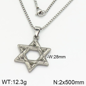 Stainless Steel Necklace  2N2001824bbov-256