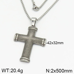Stainless Steel Necklace  2N2001836vbpb-256
