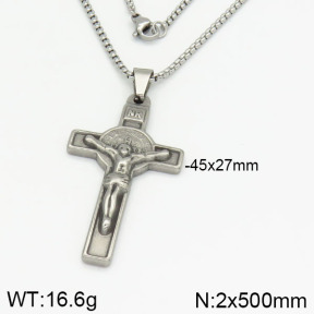 Stainless Steel Necklace  2N2001844bbov-256