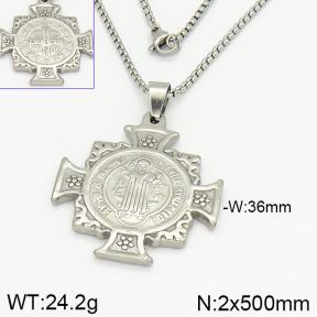 Stainless Steel Necklace  2N2001857bbov-256