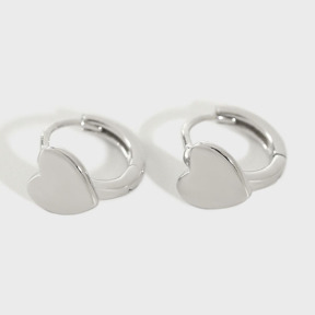 925 Silver Earrings  WT:1.4g  7mm
Heart:6*7mm  JE2925vhnl-Y18  AE1085