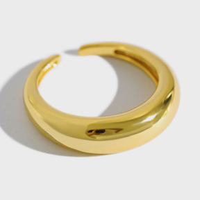 925 Silver Ring  WT:2.8g  5.4mm  JR2883bipa-Y18  HJZ654