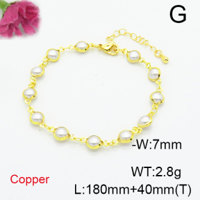 Fashion Copper Bracelet  F6B300756vbnl-L035