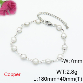 Fashion Copper Bracelet  F6B300757vbnl-L035