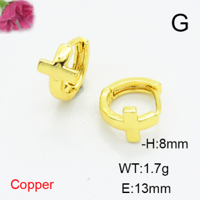 Fashion Copper Earrings  F6E200206bbml-L035