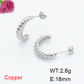 Fashion Copper Earrings  F6E200211vbnb-L035