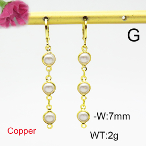 Fashion Copper Earrings  F6E301650vbnl-L035