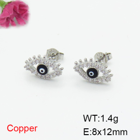 Fashion Copper Earrings  F6E404195bbov-L035
