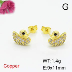 Fashion Copper Earrings  F6E404201bbov-L035