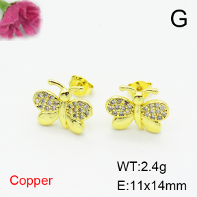 Fashion Copper Earrings  F6E404203bbov-L035