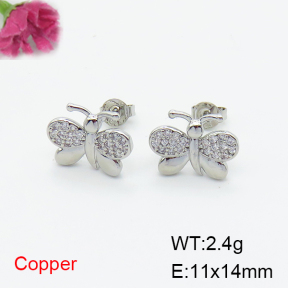 Fashion Copper Earrings  F6E404204bbov-L035
