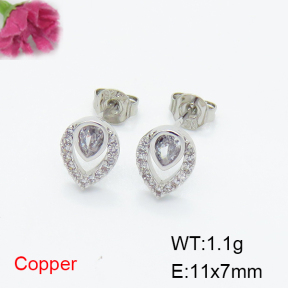 Fashion Copper Earrings  F6E404212bbov-L035
