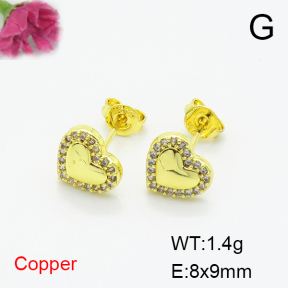 Fashion Copper Earrings  F6E404215bbov-L035